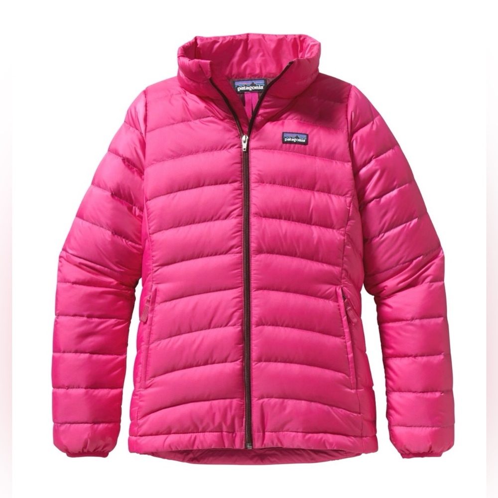 Patagonia Girls Down Sweater / Jacket in Pink size Large